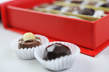 Image showing chocolate and praline