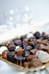 Image showing chocolate and praline