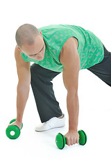 Image showing man fitness isolated