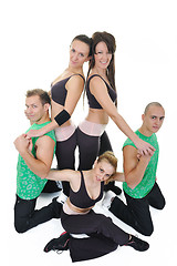 Image showing people group fitness