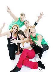 Image showing people group fitness