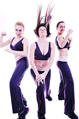 Image showing woman fitness group