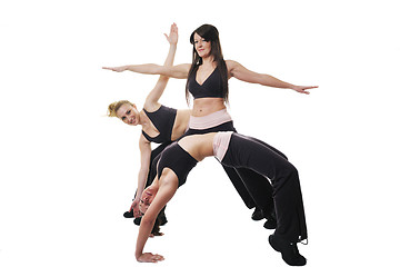 Image showing woman fitness group