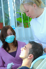 Image showing at dentist