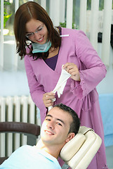 Image showing at dentist