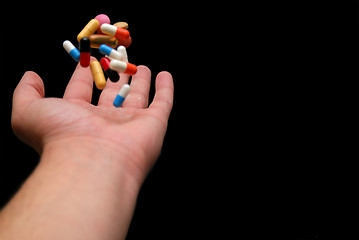 Image showing pills in hand