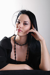 Image showing brunette woman