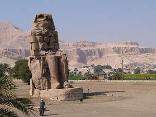 Image showing Memnon Colossi