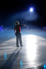 Image showing While an  ice-skating show