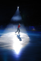 Image showing While an  ice-skating show