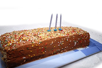 Image showing Happy birthday cake