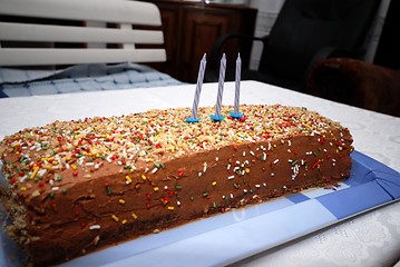 Image showing Happy birthday cake