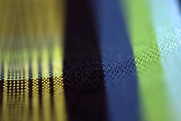 Image showing Colorful tablecloth