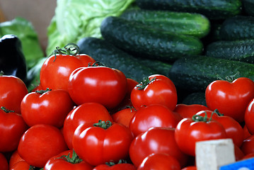Image showing vegetables in store