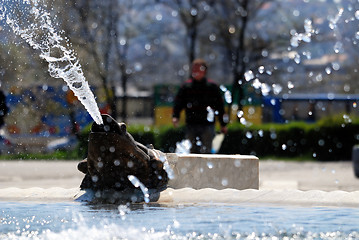 Image showing water fountain