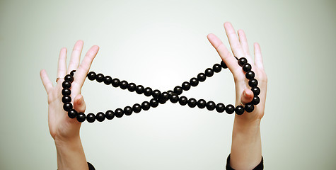 Image showing Black pearls