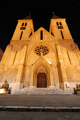 Image showing A look at the city at night