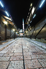 Image showing A look at the city at night