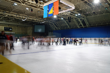 Image showing Indoor uce skating fun