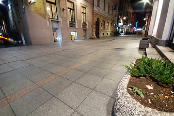 Image showing A look at the city at night