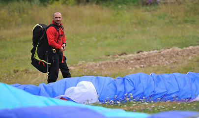 Image showing paragliding sport