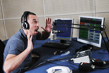 Image showing radio dj