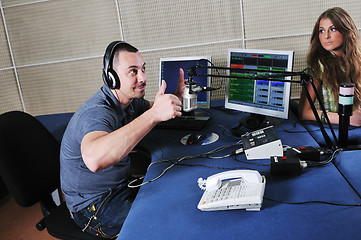 Image showing radio dj