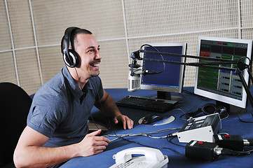 Image showing radio dj