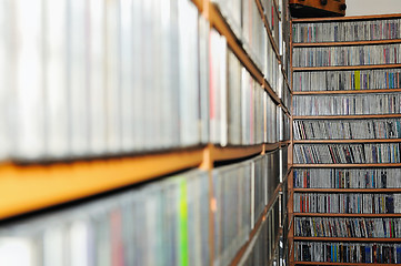 Image showing music collection