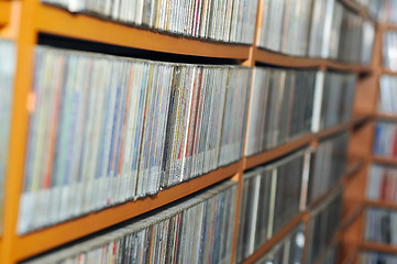 Image showing music collection