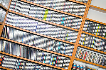 Image showing music collection