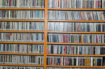 Image showing music collection