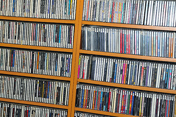 Image showing music collection