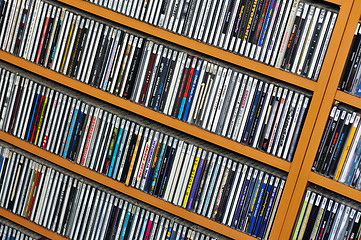 Image showing music collection