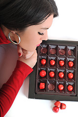 Image showing chocolate woman