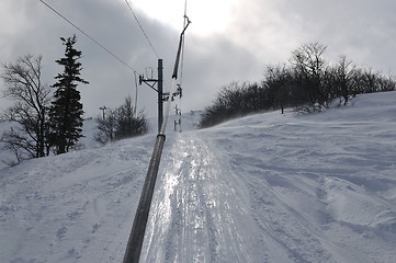 Image showing ski lift