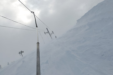 Image showing ski lift