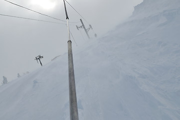 Image showing ski lift