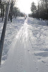 Image showing ski lift