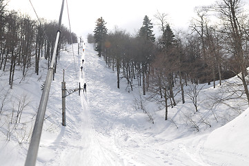 Image showing ski lift