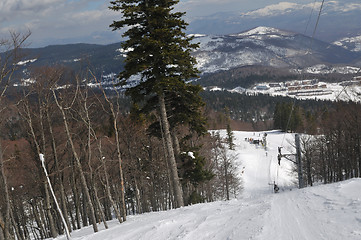 Image showing ski lift