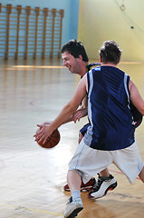 Image showing basketball game