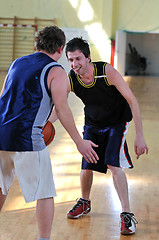 Image showing basketball game