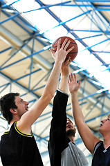 Image showing basketball game