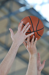 Image showing basketball game