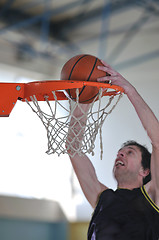 Image showing basketball man