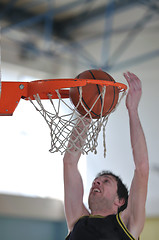 Image showing basketball man
