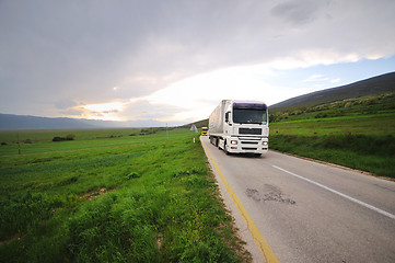 Image showing truck road