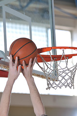 Image showing basketball man