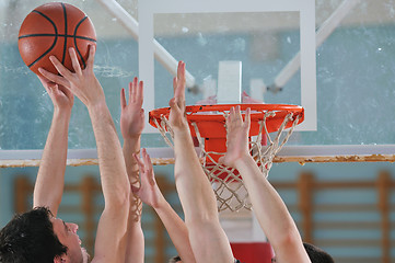 Image showing basketball game